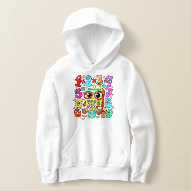 Number Day Kids Hoodie | Cute Maths Numbers (Distribución )