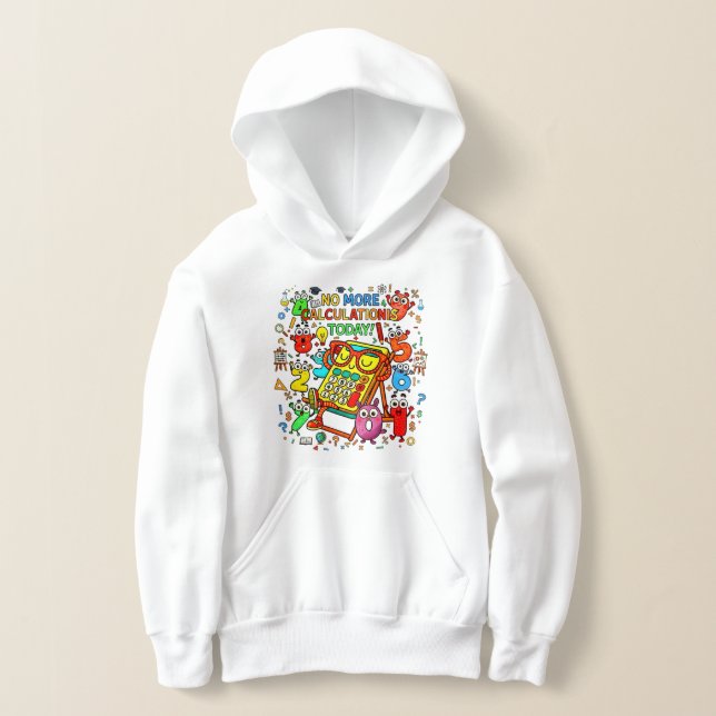 Number Day Kids Hoodie | Fun Colourful Numbers (Distribución )