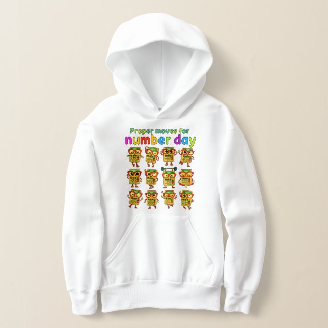 Number Day Kids Hoodie | Maths Movement Activity (Distribución )