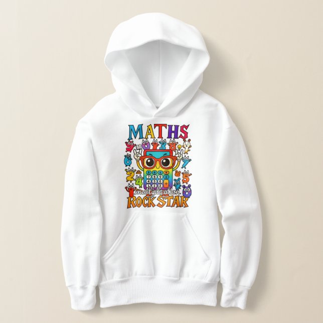 Number Day Kids Hoodie | Maths Rock Star (Distribución )
