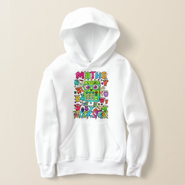 Number Day Kids Hoodie | Maths Rock Star Design (Distribución )