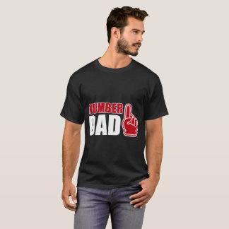 Numere una camiseta del padre #1 de la camiseta el