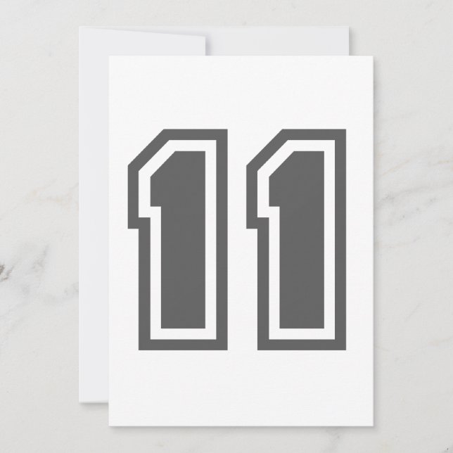 Número 11 (Anverso)