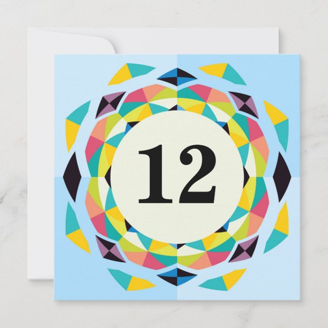 Número 12 - Invitación del fiesta (Anverso)