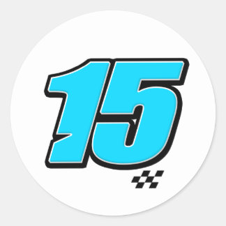 Número 15 - Pegatina