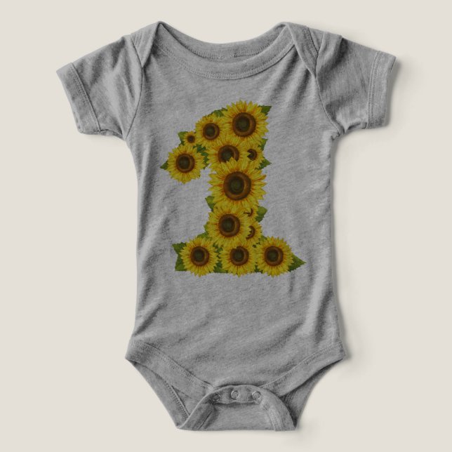 Número 1 Temática de solares Niños Pequeños De 1 A (Diseño delantero )