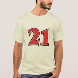 Número 21 camiseta