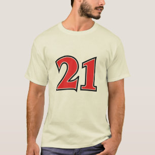 Número 21 camiseta
