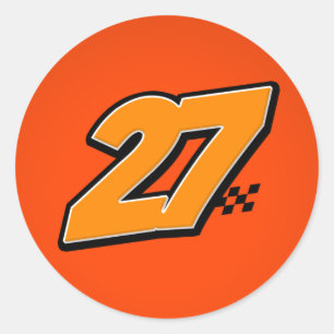 Número 27 - Pegatina