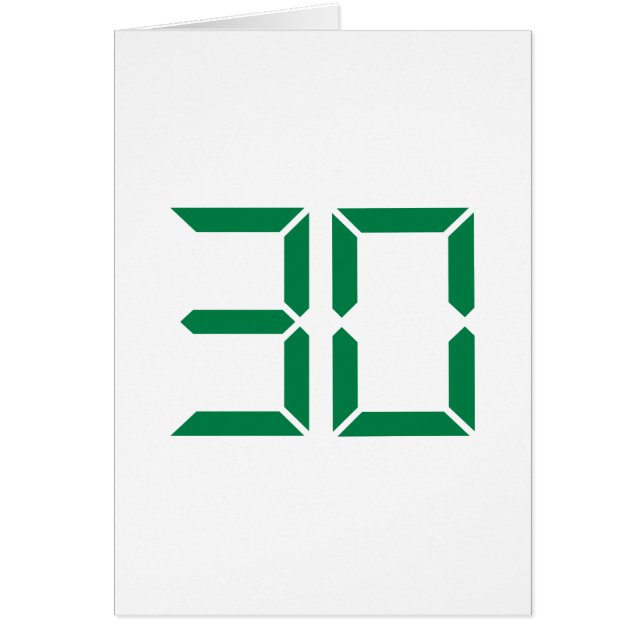 Número - 30 (Frente)