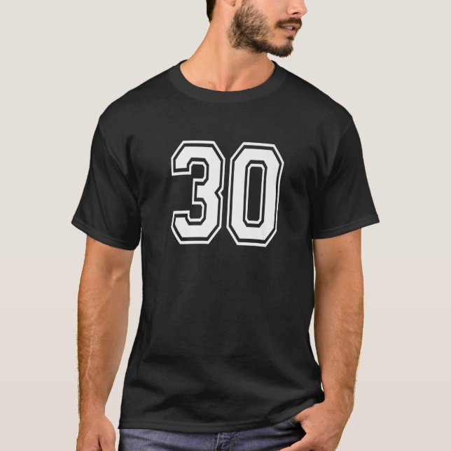 Número 30 Uniforme De Jersey 30 (Anverso)