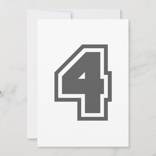 Número 4 (Anverso)