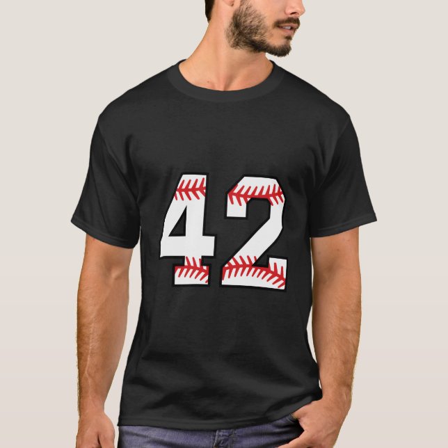 Número 42 Cuarenta Y Dos Jersey Favorito De Suerte (Anverso)