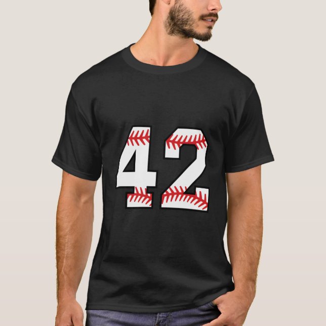 Número 42 Cuarenta Y Dos Jersey Favorito De Suerte (Anverso)