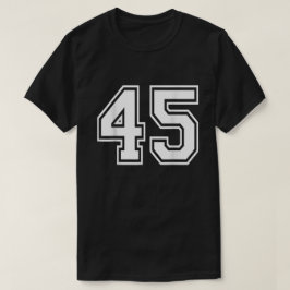 Número 45 Jersey del Equipo Deportivo Varsity Cump