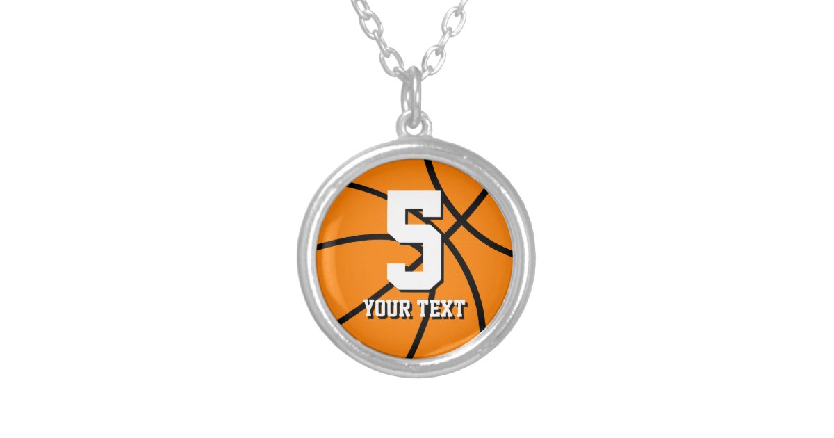 Número 5 collar de baloncesto | Personalizable 