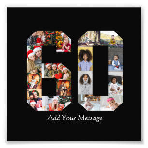 Número 60 Collage de fotos