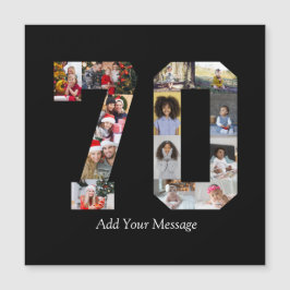 Número 70 Collage de fotos