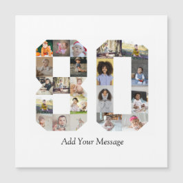 Número 80 Collage de fotos