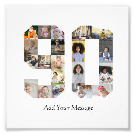 Número 90 Collage de fotos