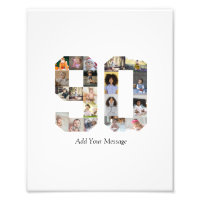 Número 90 Collage de fotos