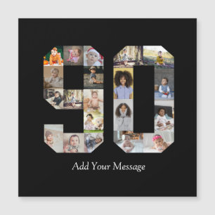 Número 90 Collage de fotos