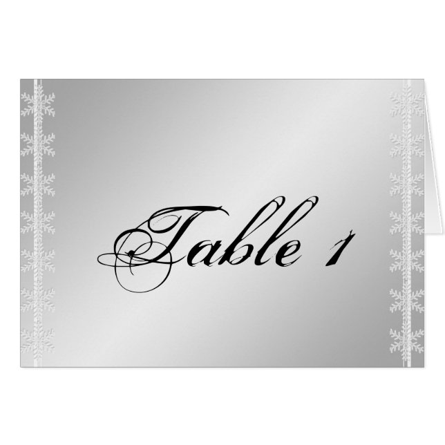 Número blanco de plata de la tabla de la boda del (Anverso (Horizontal))