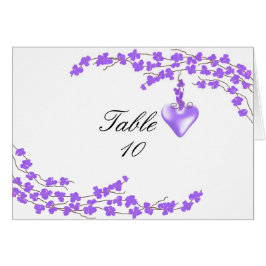 Número de asiento de la mesa cardíaca y del florec