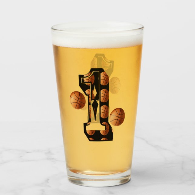 Número de baloncesto número uno, (Anverso (lleno))