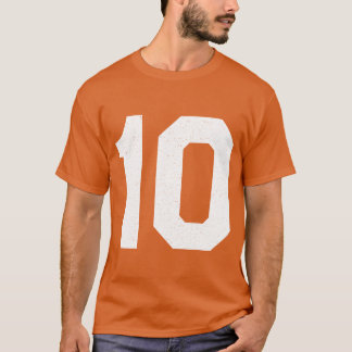 Número de camiseta 10 amigo de los deportes atléti
