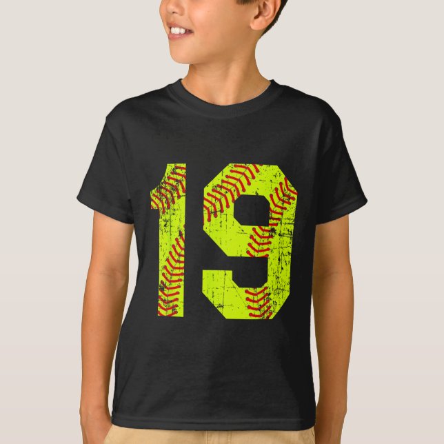 Número de camiseta Vintage Softll 19  (Anverso)