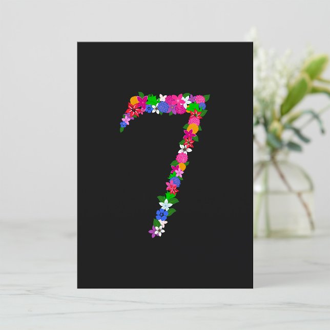 Número de flores Siete invitaciones (Subido por el creador)