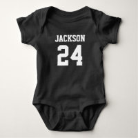 Número de Jersey de Baby Team y Monograma