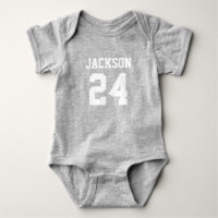 Número de Jersey de Baby Team y Monograma