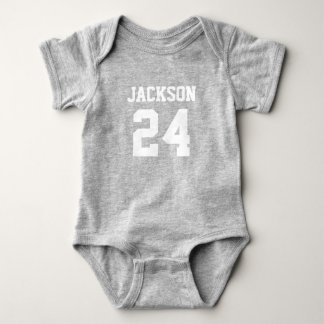 Número de Jersey de Baby Team y Monograma