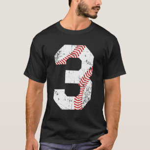 Número de Jersey de béisbol 3