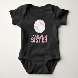Número de Jersey de béisbol "Soy la hermanita pequ