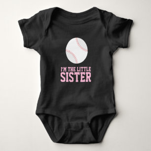 Número de Jersey de béisbol "Soy la hermanita pequ