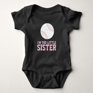 Número de Jersey de béisbol "Soy la hermanita pequ