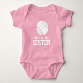Número de Jersey de béisbol "Soy la hermanita pequ