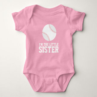Número de Jersey de béisbol "Soy la hermanita pequ
