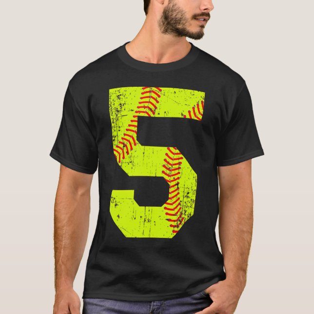 Número de Jersey de Sofball 5 (Anverso)