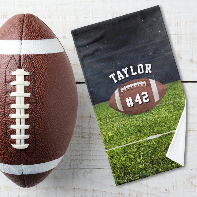 Número de Jersey del equipo de fútbol americano (American Football Field Name Team Jersey Number Hand Towel)