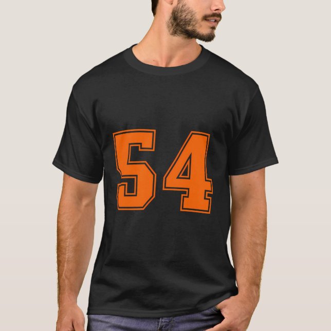 Número de Lucky de la camiseta deportiva número 54 (Anverso)