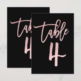 Número de Mesa 4 en Escritura Moderna con Holograf