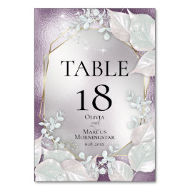 NÚMERO DE MESA | Berenjena Pearl Shimmer