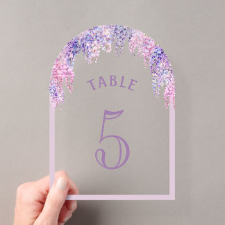 Número de mesa de acrilico para Primera Comunión A