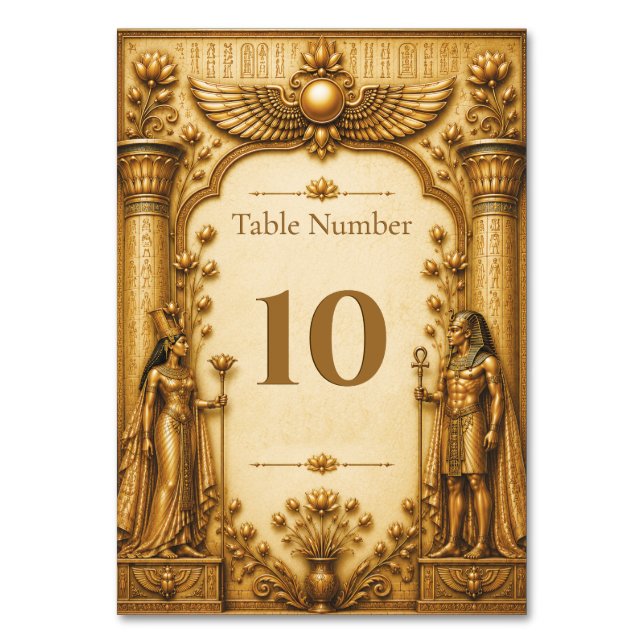 Número de mesa de boda inspirado en el Museo del O (Anverso)