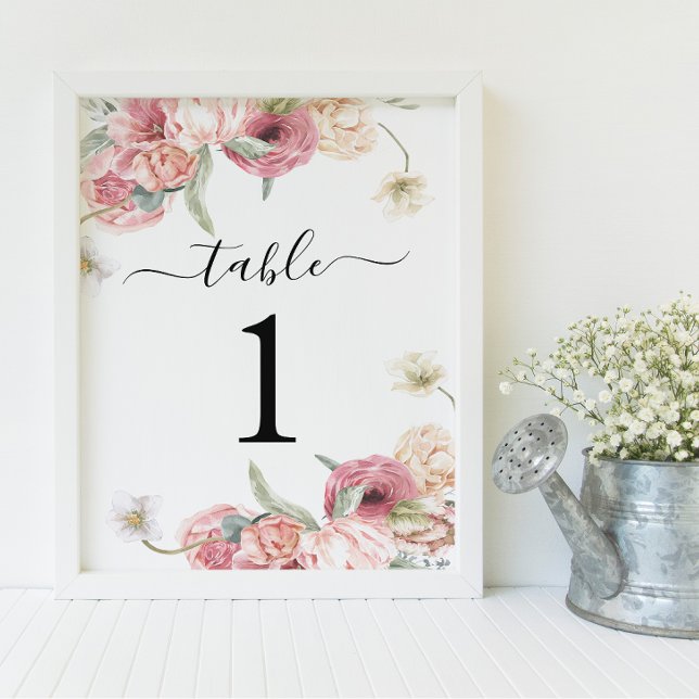 Número de mesa de recepción de boda | Annabeth (Subido por el creador)