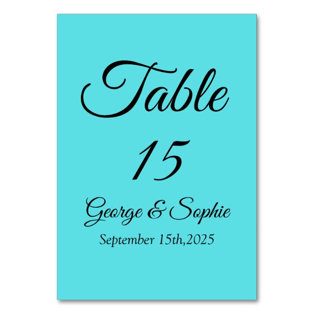 Número de mesa dorado minimalista para eventos (Anverso)